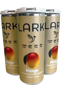 Lark D9 THC Mango Seltzer 5mg 12oz 4pk Cn