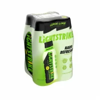 Lightstrike Hard Refresher Lemon Lime 500ml 4pk Btl