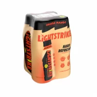 Lightstrike Hard Refresher Orange Mango 500ml 4pk Btl