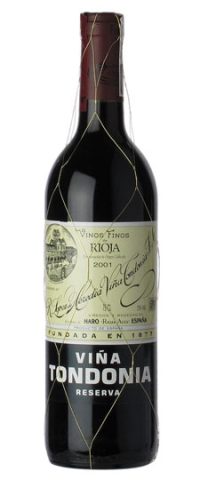 Lopez de Heredia Vina Tondonia Red Reserva 2001