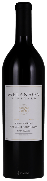 Melanson Vineyard Matthews Block Cabernet 750ml