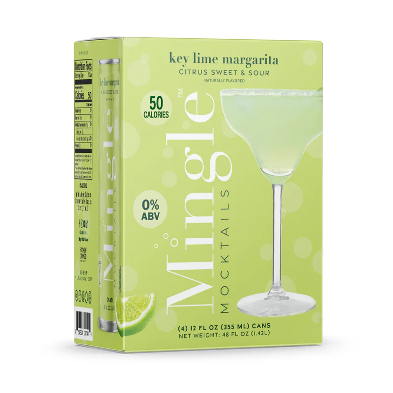 Mingle Mocktails Key Lime Margarita 4pk