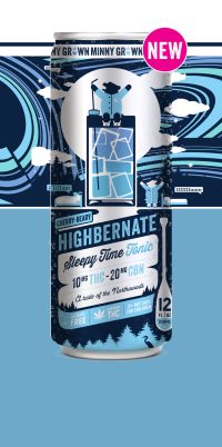 Minny Grown THC 10mg Highbernate 12oz 4pk Cns