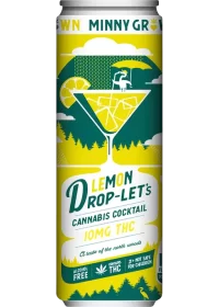 Minny Grown THC 10mg Lemon Drop 12oz 4pk Cns