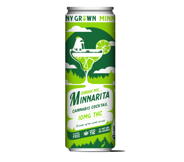 Minny Grown THC 10mg Minnarita 12oz 4pk Cns