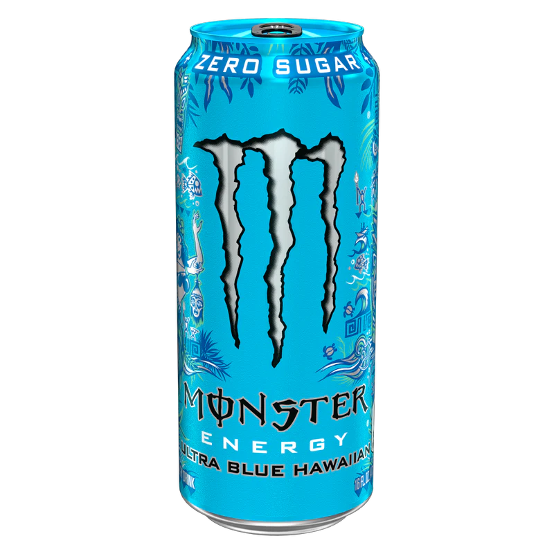 Monster Ultra Blue Hawaiian 16oz