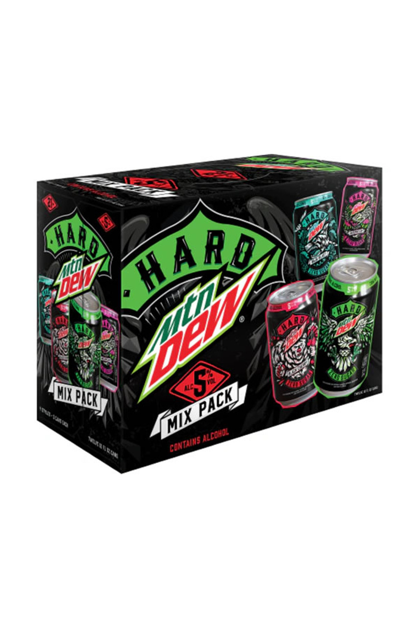 Mountain Dew Hard Seltzer Variety Pack 12oz 12pk Cn