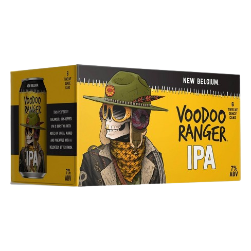 New Belgium Voodoo Ranger IPA 12oz 6pk Cn