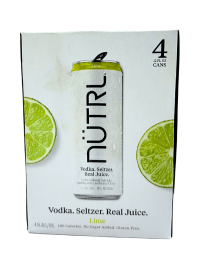Nutrl Lime Vodka Seltzer 12oz 4pk Cn