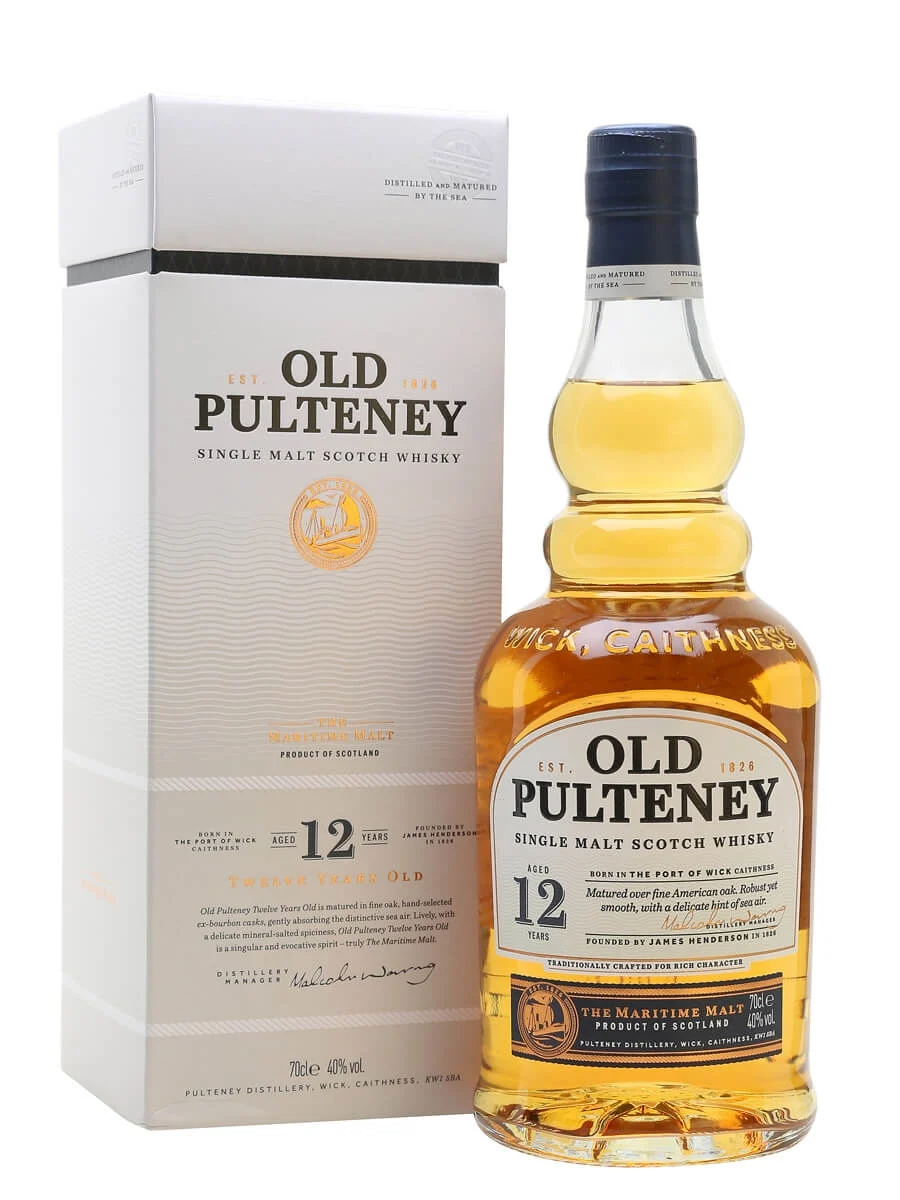 old pulteney scotch 12 year