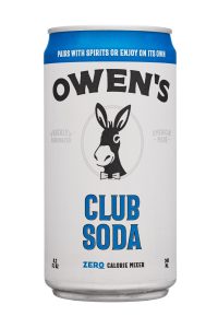 Owens Craft Mixers Club Soda 4pk Cn