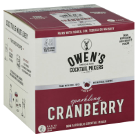 Owen's Craft Mixers Sparkling Cranberry 4pk