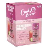 Owls Brew Skinny Hibiscus Margarita 12oz 4pk Cn