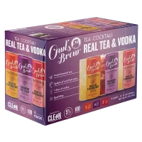 Owls Brew Tea Cocktails Variety 12oz 8pk Cn