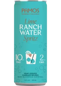 Pamos Ranch Water Spritz THC 10Mg 12oz 4pk Cn