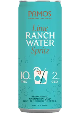 Pamos Ranch Water Spritz THC 10Mg 12oz 4pk Cn