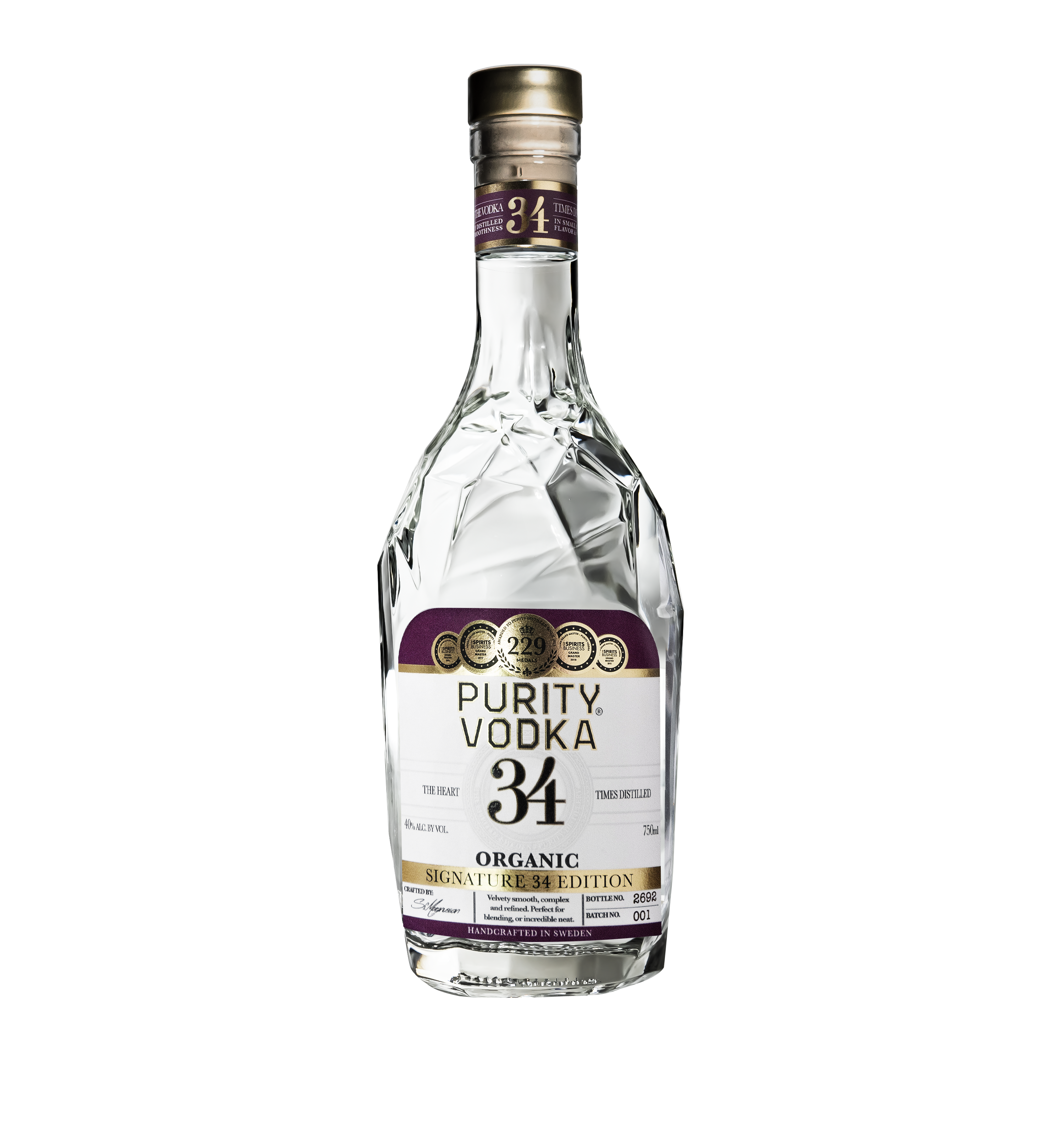 Purity Vodka 34 750ml