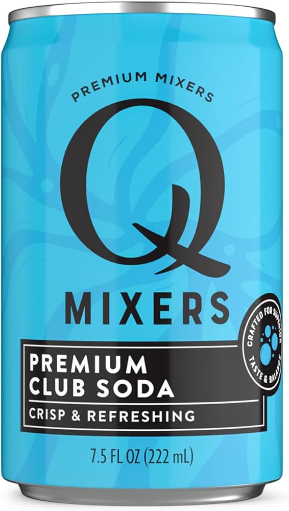 Q Mixers Premium Club Soda 4pk Can