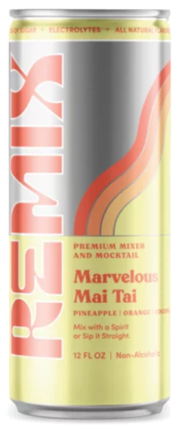 Remix Marvelous Mai Tai Mocktail Non-Alcoholic 12oz