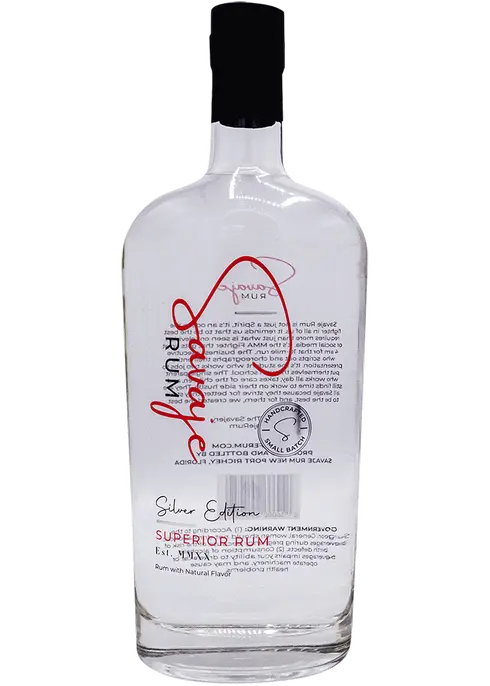 Savaje Rum Silver Edition