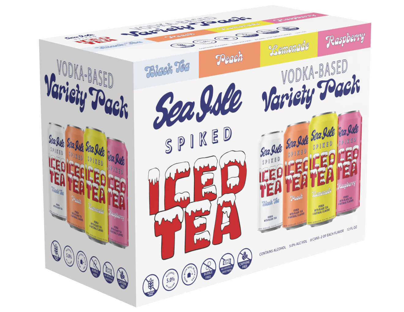 Sea Isle Spiked Iced Tea Variety 8Pk