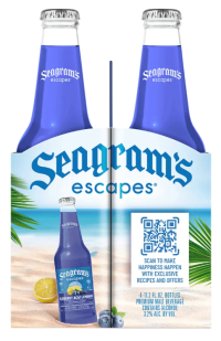 Seagrams Blueberry Acai Lemonade 11.2oz 4pk Btl