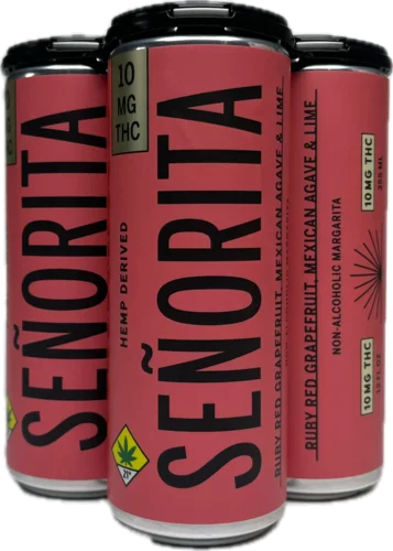 Senorita THC 10mg Ruby Red Grapefruit Paloma 4pk