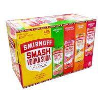 Smirnoff Smash Vodka Soda Variety 12oz 8pk Cn