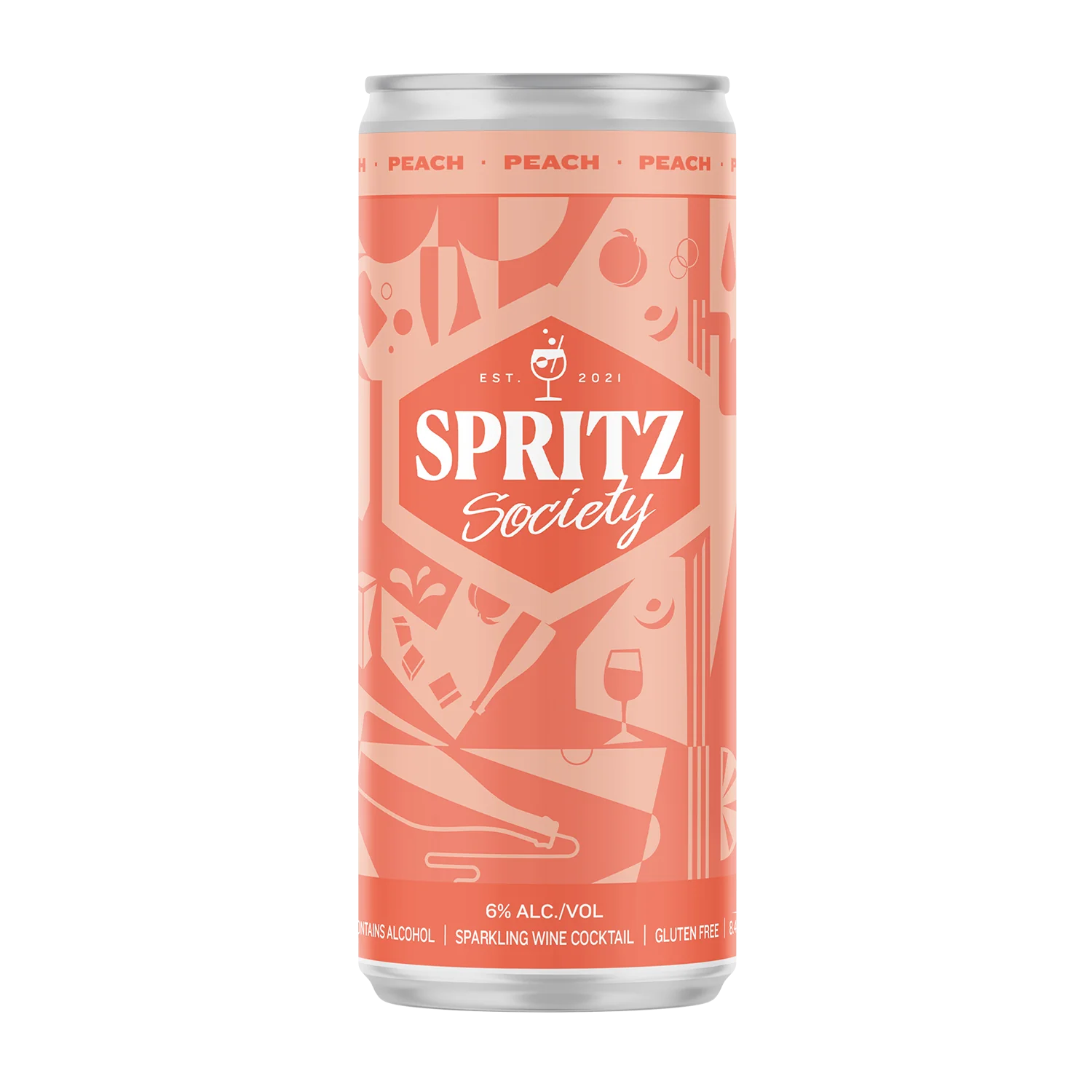 Spritz Society Peach 4pk