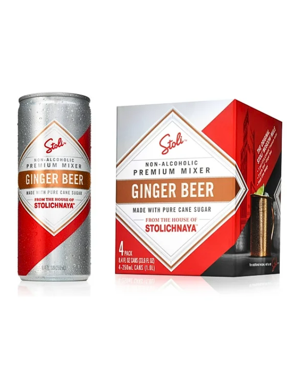 Stoli Ginger Beer 8.4oz 4pk Cn Stoli Ginger Beer 8.4oz 4pk Cn
