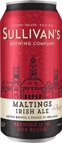 Sullivans Maltings Irish Red Ale 14.9oz 4pk Cn