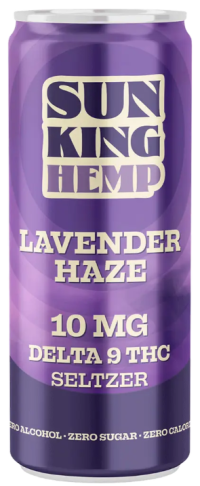 Sun King Hemp D9 10mg Lavender Haze Seltzer 12oz 4pk Cns