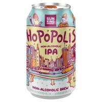 Sun King Hopopolis NA IPA 12oz 6pk Cn