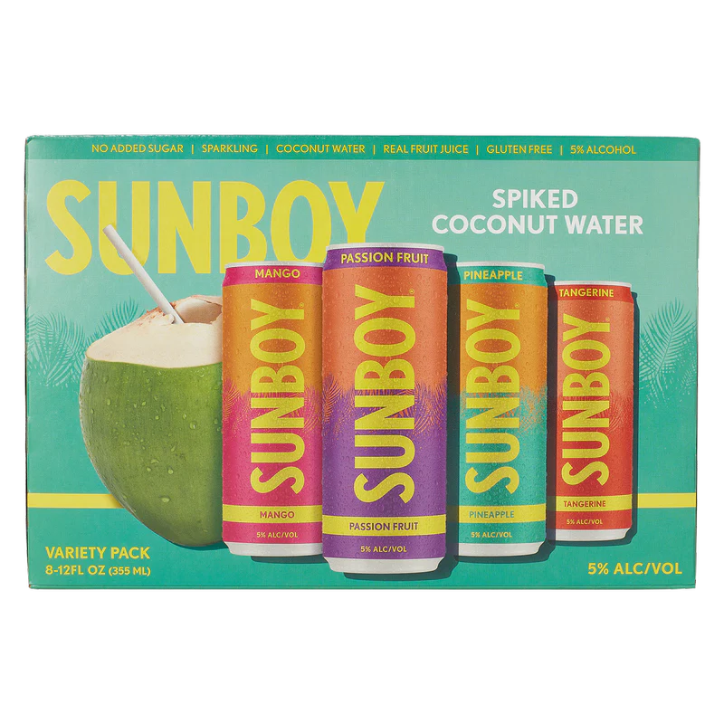 Sunboy Spiked Coconut Water Variety 8pk