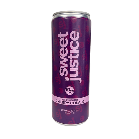 Sweet Justice THC 10mg Cherry Cola 12oz 4pk