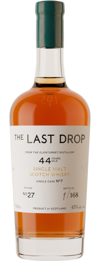 THE LAST DROP 1977 GLENTURRET SINGLE MALT SCOTCH WHISKY