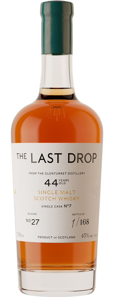 THE LAST DROP 1977 GLENTURRET SINGLE MALT SCOTCH WHISKY