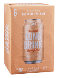 The Long Drink Peach 12oz 6pk