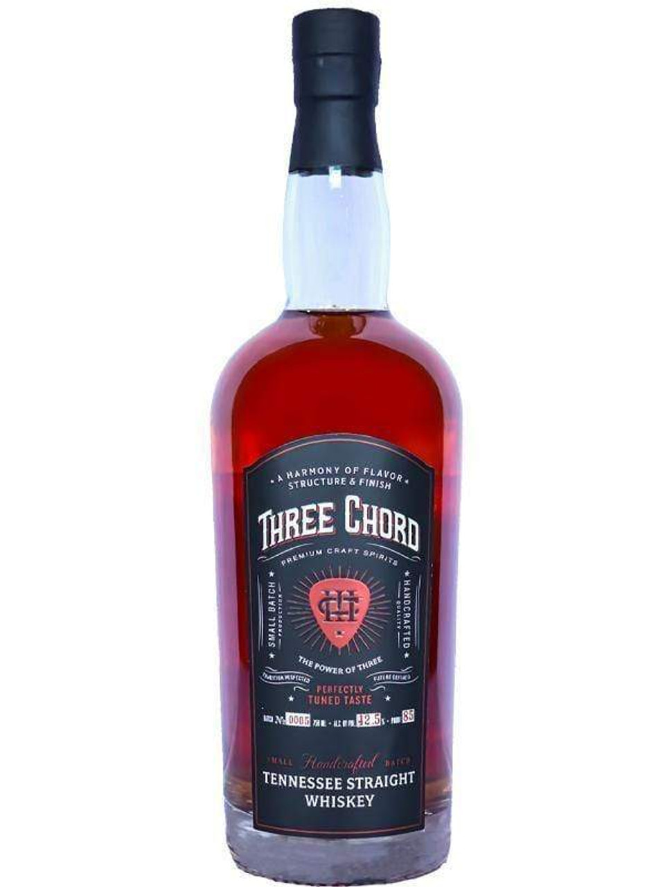 Three Chord Tennesse Straight Whiskey 750m
