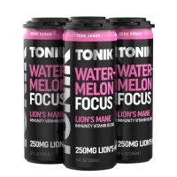 Tonik 250ml Lions-M Watermelon Focus 12oz 4pk Cns