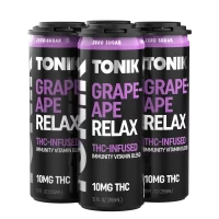 Tonik THC 10mg Grape Ape Relax 12oz 4pk Cns