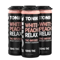 Tonik THC 10mg White Peach Og Relax 12oz 4pk Cns