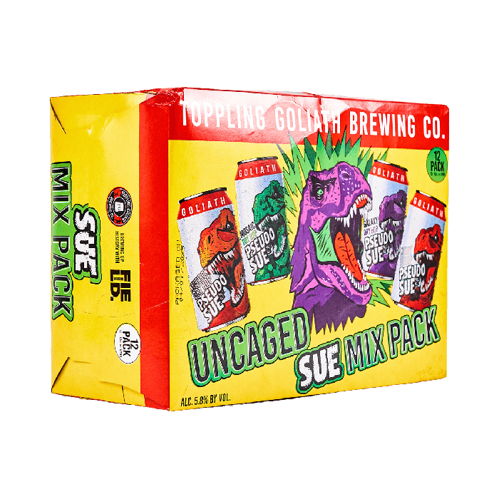 Toppling Goliath Uncaged Sue Mix Pack 12oz 12pk Cns