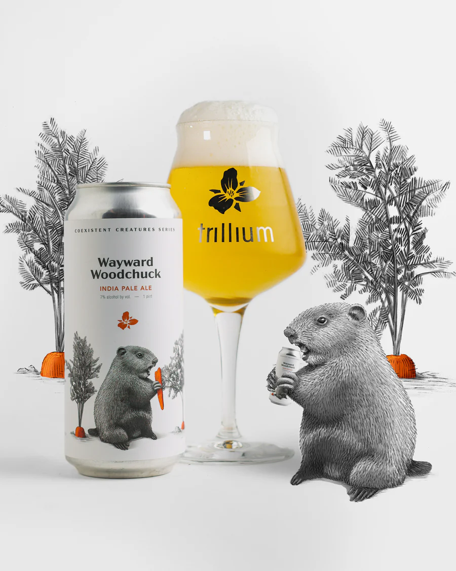 Trillium Wayward Woodchuck IPA 16oz 4pk Cn