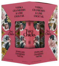 Two Chicks Cranberry & Lime Cocktail 12oz 4pk Cn