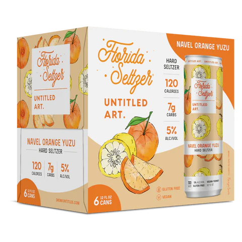 Untitled Art Navel Orange Yuzu Seltzer 12oz 6pk Cn
