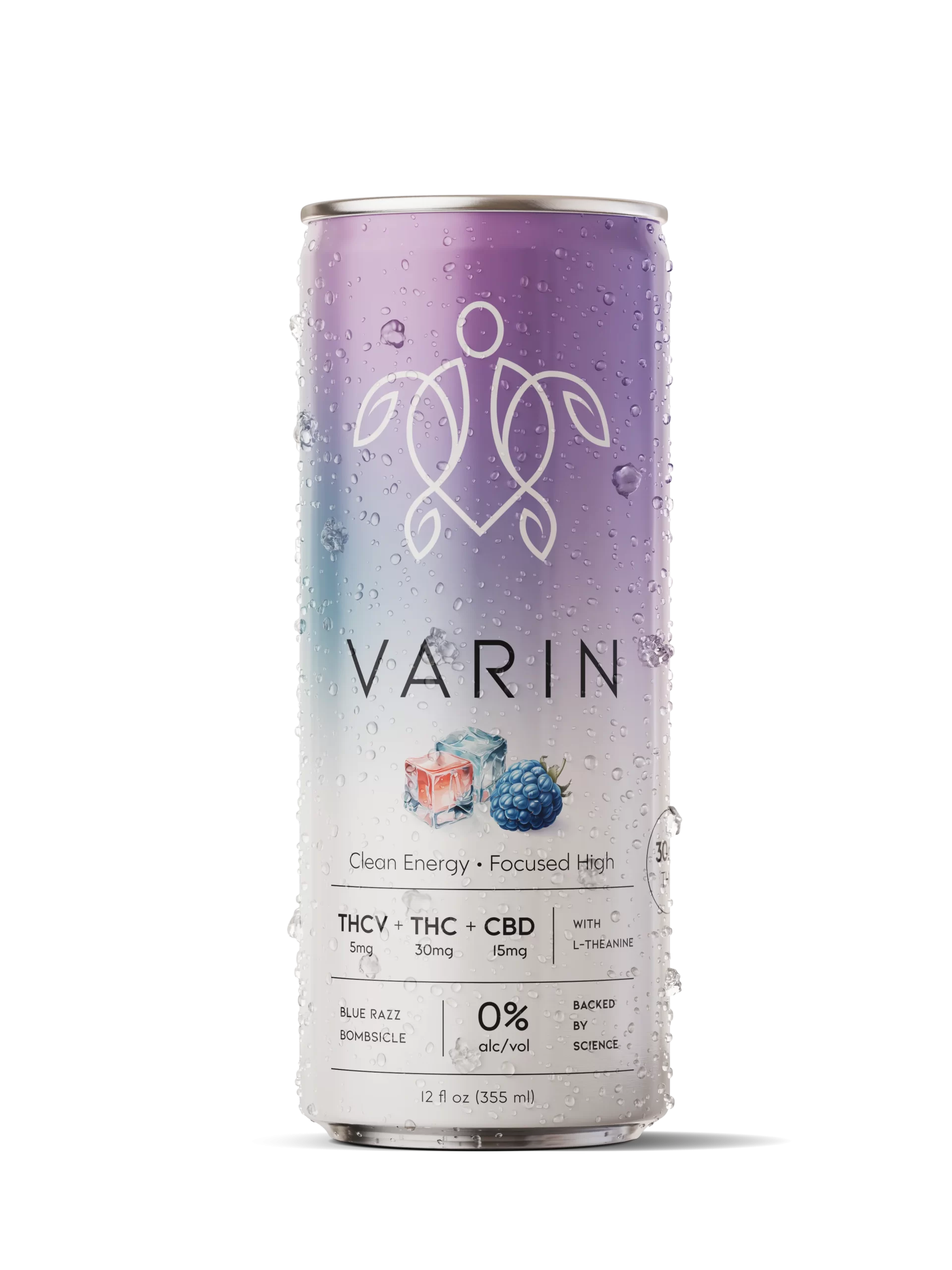 Varin Blue Razz Bombsicle THC 10mg 12oz 4pk Cn
