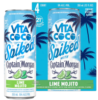 Vita Coco Spiked with Captain Morgan Lime MOjito 4pk