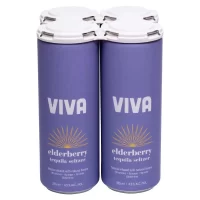 Viva Elderberry Tequila Seltzer 4pk Can