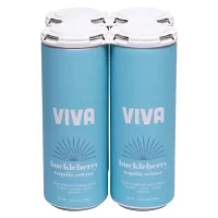 Viva Huckleberry Tequila Seltzer 4pk Can